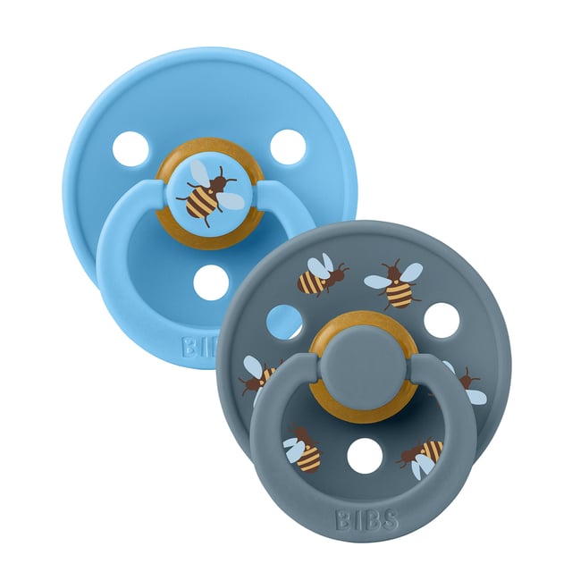 BIBS Studio Colour Bumblebee Latex 18+ månader Size 3 Breeze Mix 2 st