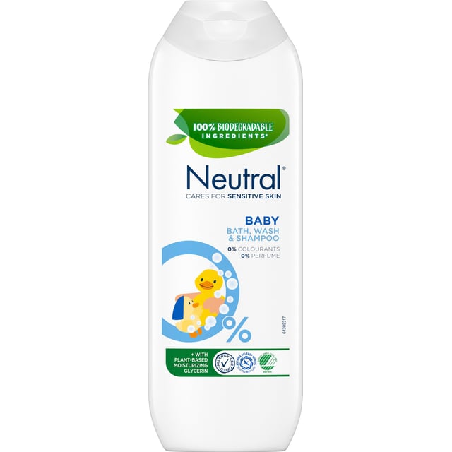 Neutral Baby Bath & Shampoo Wash Duschtvål för känslig hud 250 ml