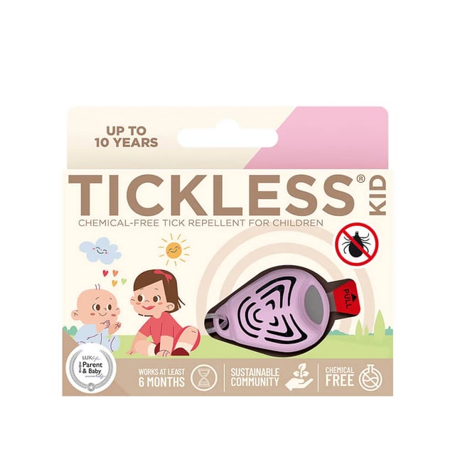 TICKLESS Baby/Barn Fästingskydd Rosa 1 st