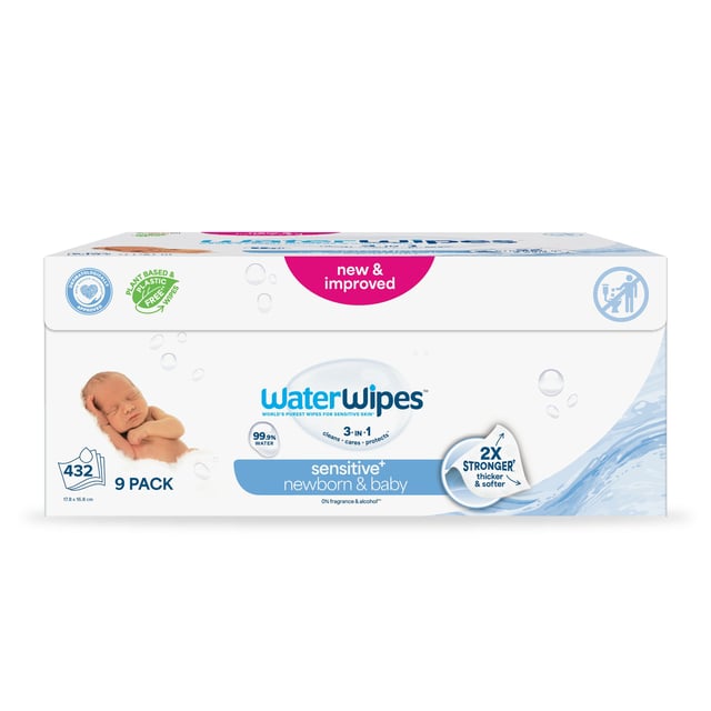 WaterWipes Baby Wipes 9x48 st