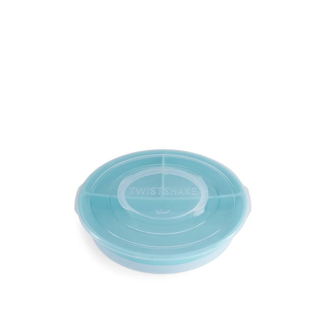 Twistshake Delad Tallrik Pastell Babyblå