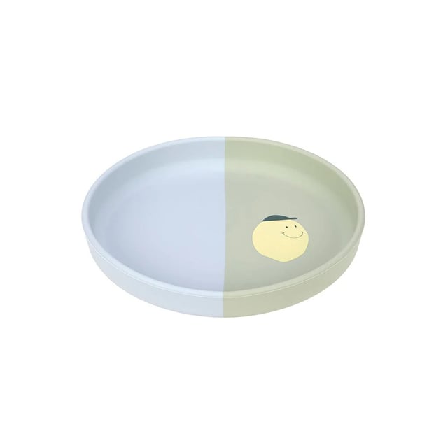 Lässig Tallrik i Silikon Happy Fruits Lemon