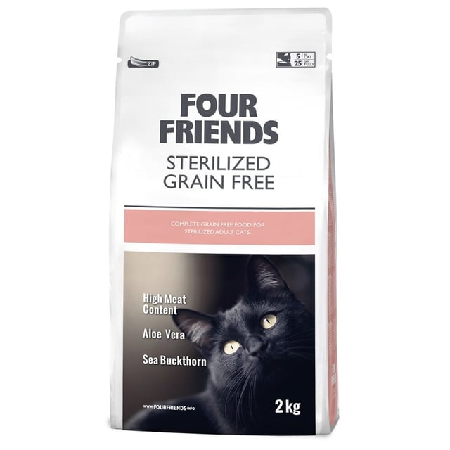 FourFriends Cat Grain Free Sterilized 2 kg
