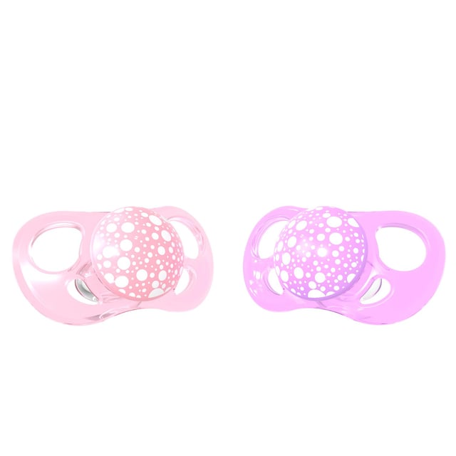 Twistshake Nappar 6 mån+ 2-pack Rosa & Lila