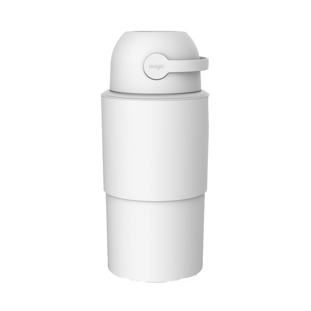 Magic Diaper Pail Heka L White