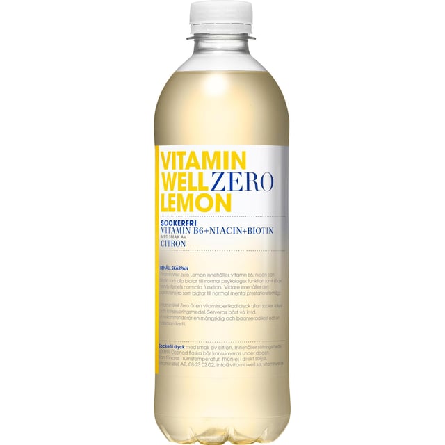 Vitamin Well Zero Lemon 500 ml
