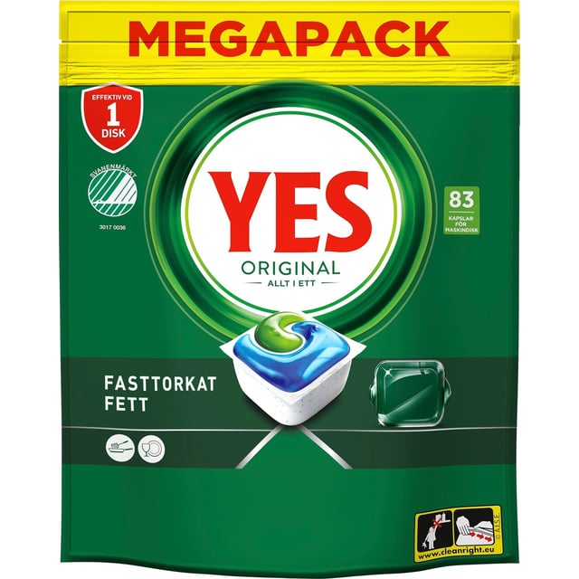 YES Diskmaskinstabletter Original  83 st