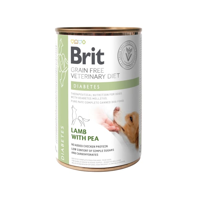 Brit Veterinary Diet Brit Grain-Free Vet Diets Dog Can Diabetes 400 g