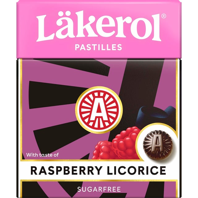 Läkerol Raspberry Licorice 25 g
