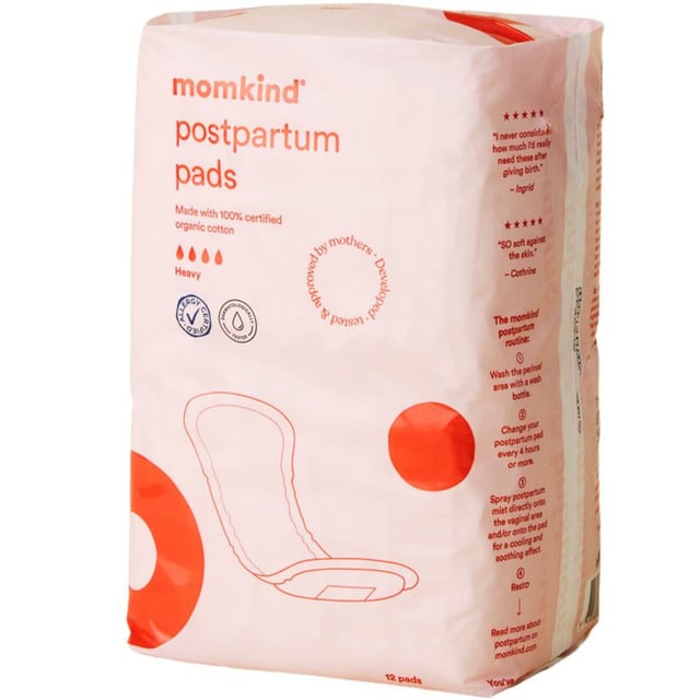 momkind Ekologiska Förlossningsbindor 12-pack