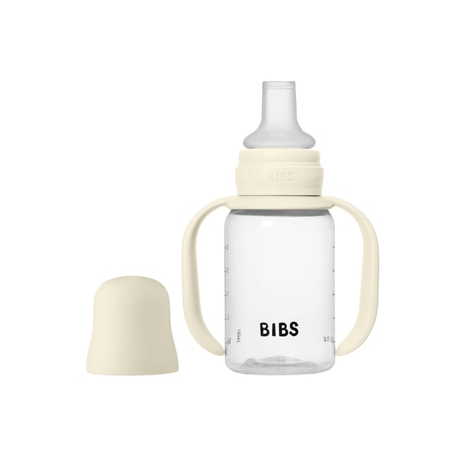 BIBS Baby Sippy Bottle Spout Silicone Ivory 150 ml 1 st