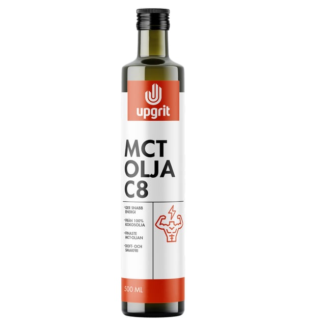 Upgrit C8 MCT-olja 500 ml