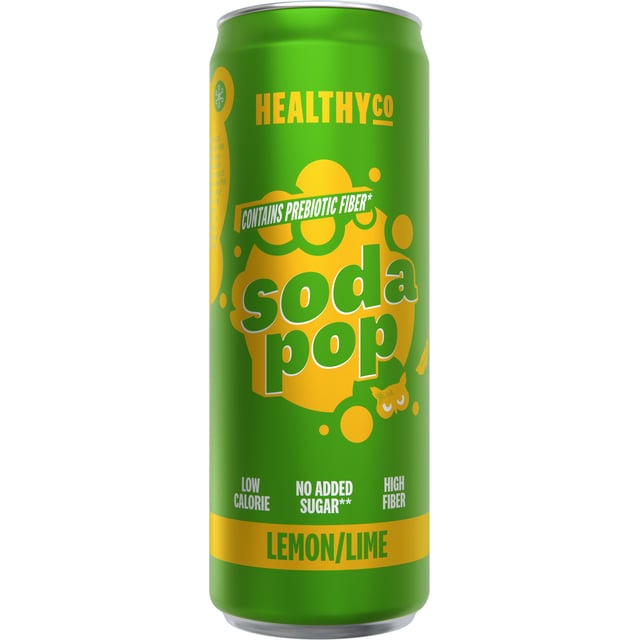 Healthyco Soda Pop Lemon Lime 330 ml