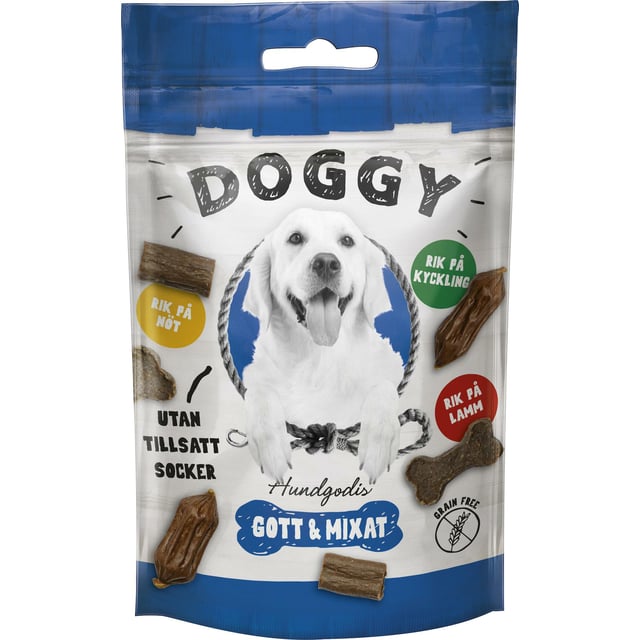 DOGGY Gott & Mixat Hundgodis 60g