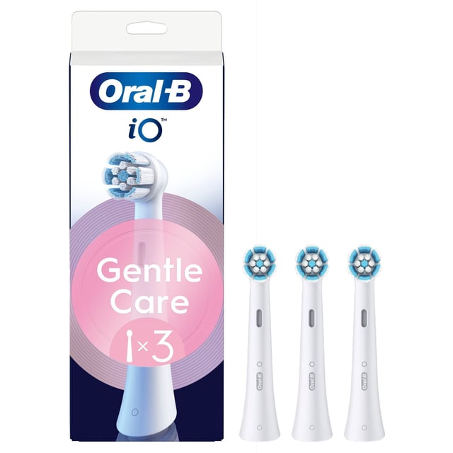 Oral-B iO Gentle Care Tandborsthuvuden Vit 3 st