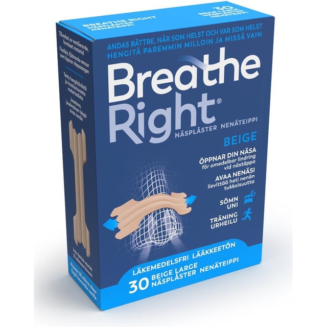 Breathe Right Näsplåster Original Large 30 st