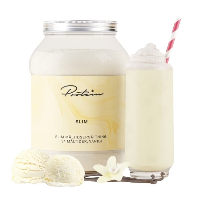 Protein.com Slim Måltidsersättning Vanilj 1200 g