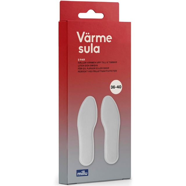 Millu Värmesula 36-40 2 par