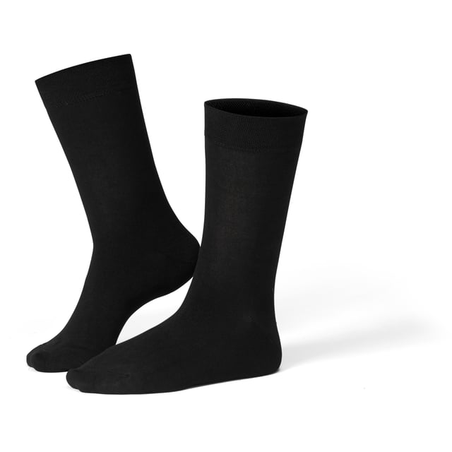 Life Wear Komfortstrumpa Bambu Svart Stl 43-45