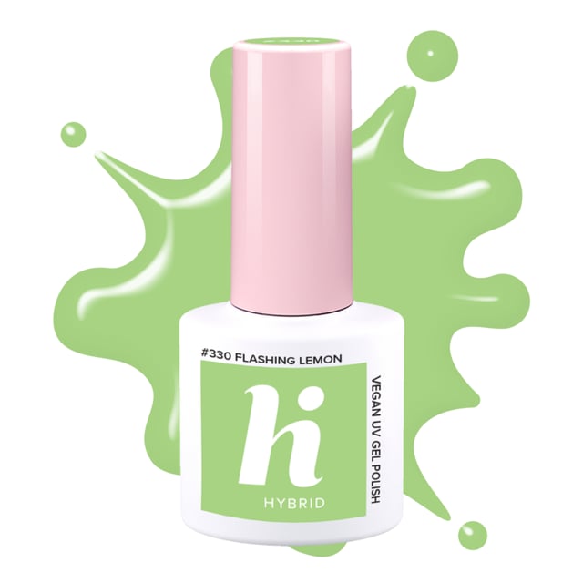 hi hybrid #330 UV Gel Polish Flashing Lemon 5 ml