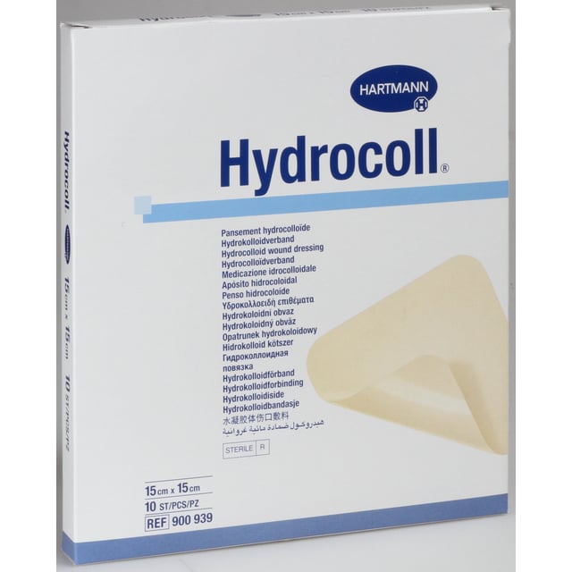 Hydrocoll Självhäftande Förband 15x15 cm 10 st
