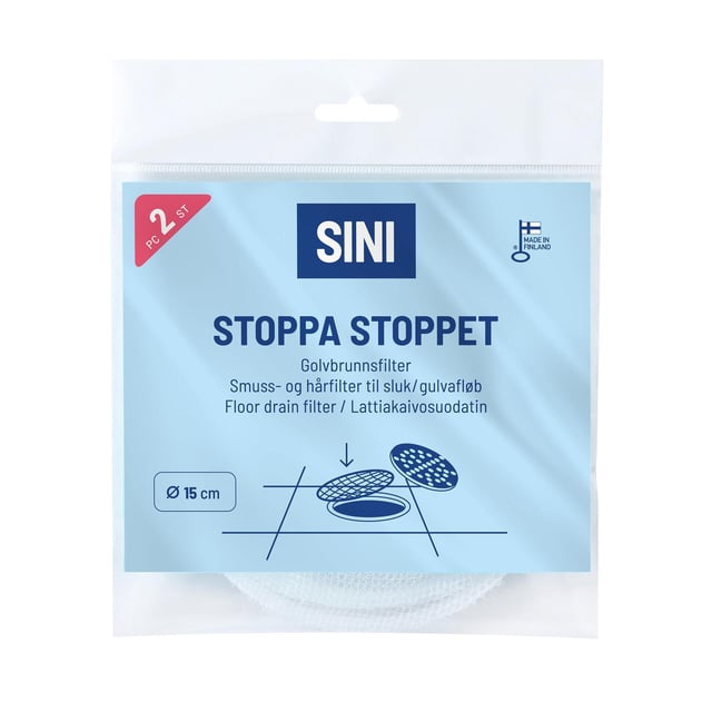 SINI Golvbrunnsfilter 2-pack