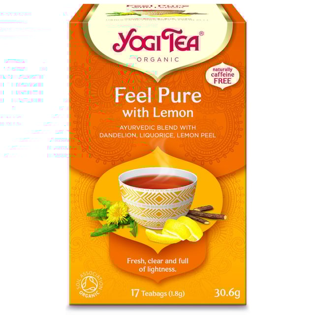Yogi Tea Feel Pure Lemon KRAV 17 påsar