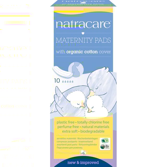Natracare Maternity Pads Förlossningsbinda 10 st
