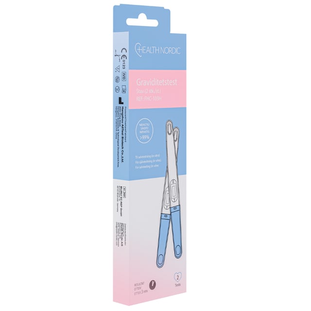 Health Nordic Graviditetstest Sticka 2 st