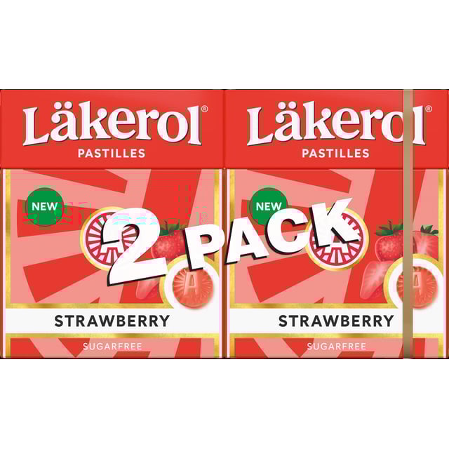 Läkerol Classic Strawberry 2-pack