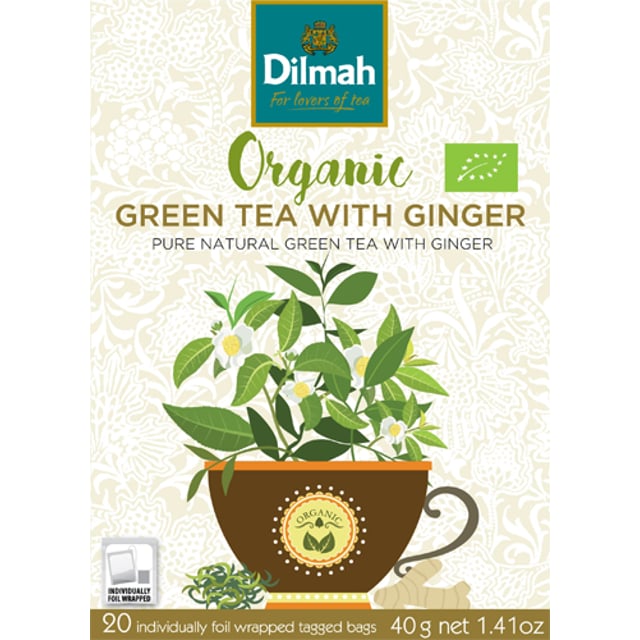 Dilmah Grönt Te Ingefära 20 st