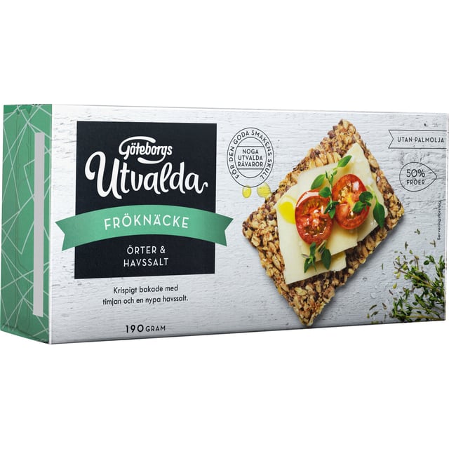 Göteborgs Utvalda Fröknäcke Örter & Havssalt 190 g