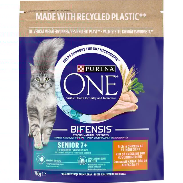 Purina One Kattmat Senior Kyckling 750 g