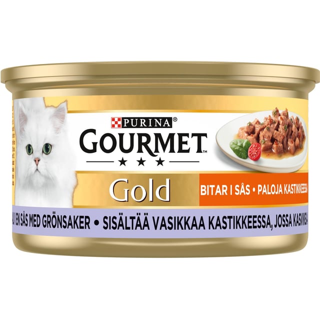 Purina Gourmet Gold Kalv i grönsakssås 85 g