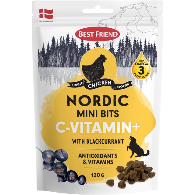 Best Friend Mini Bits Hundgodis Med C-vitamin 120 g