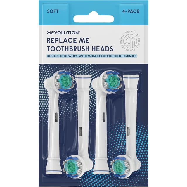 Mevolution Eltandborsthuvud 4 st