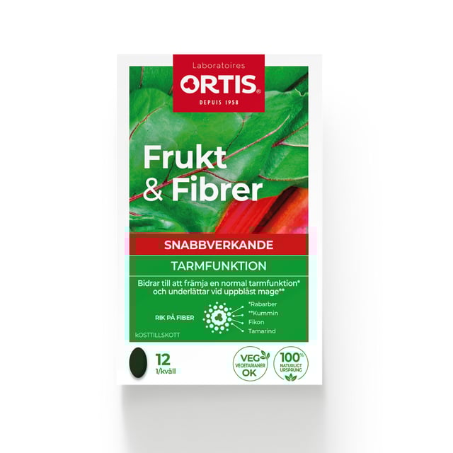 Frukt & Fibrer Forte 12 tabletter