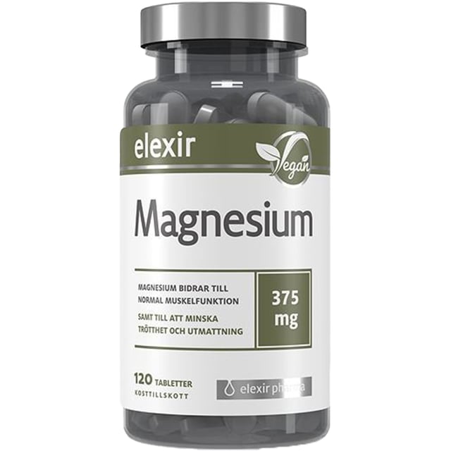 Elexir Pharma Magnesium 375mg 120 tabletter