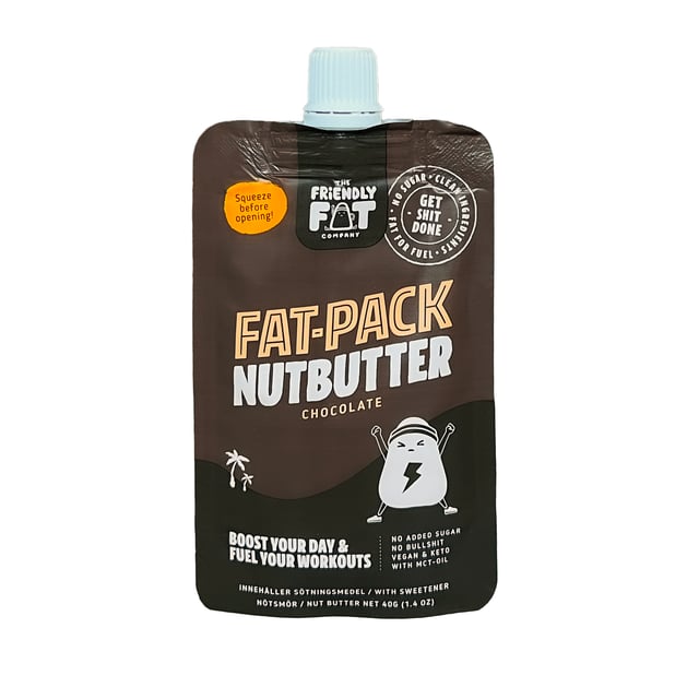 The Friendly Fat Company Fat-Pack Nutbutter Chocolate 40g