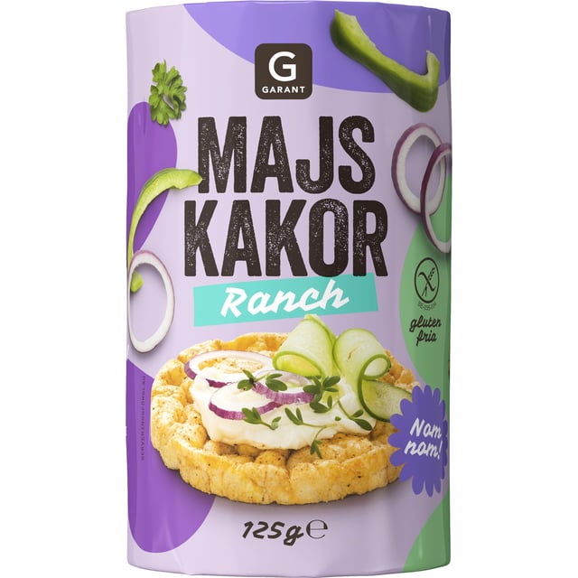 Garant Majskakor Ranch 125 g