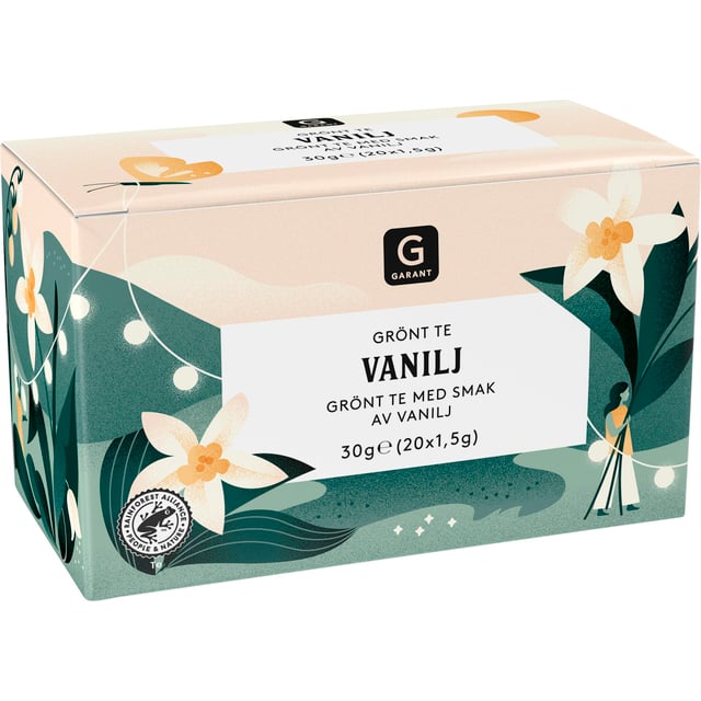 Garant Grönt Te Vanilj 20 st
