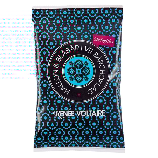 Renée Voltaire Hallon & Blåbär i Vit Bärchoklad 45g EKO