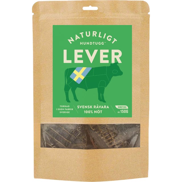 Naturligt Hundtugg Nötlever 150g