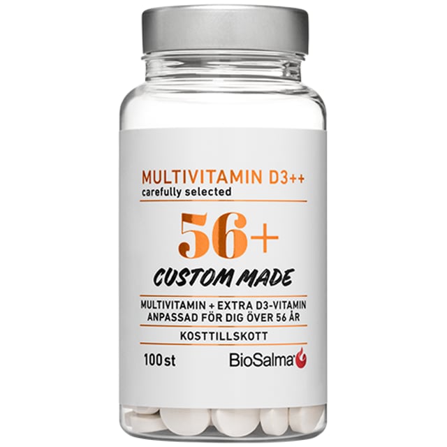 BioSalma Multivitamin 56+ D3++ 100 tabletter