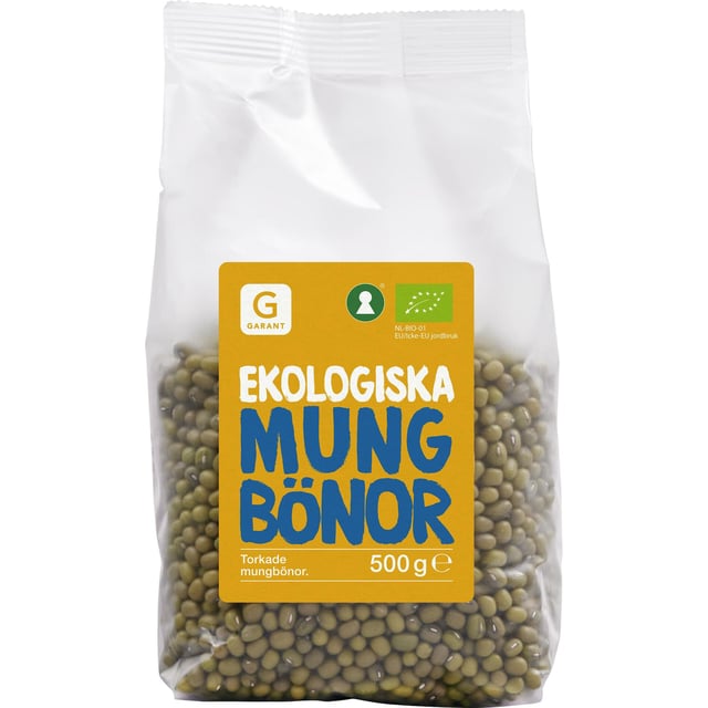 Garant Ekologiska Mungbönor 500g