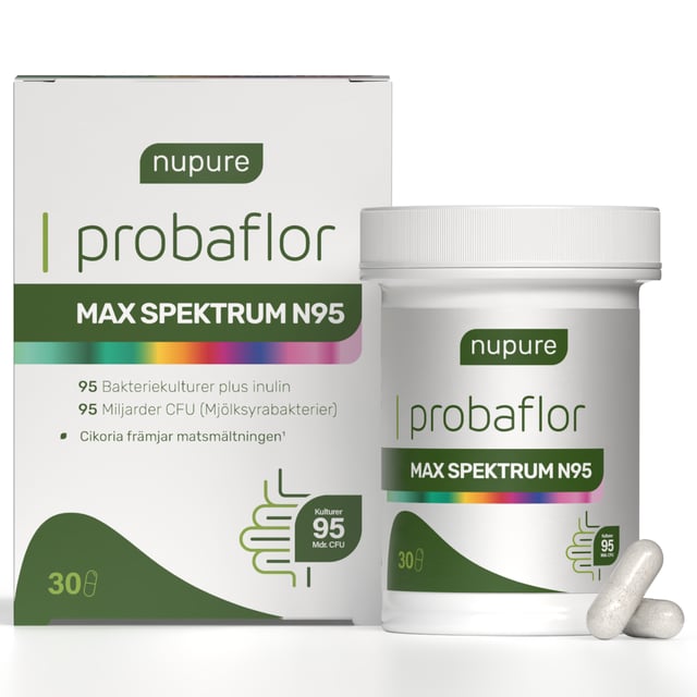 nupure probaflor Max Spektrum N95 30 kapslar