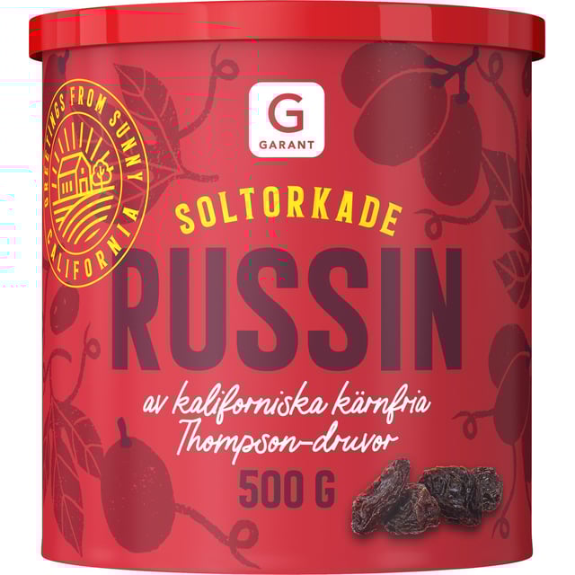Garant Soltorkade Russin 500g