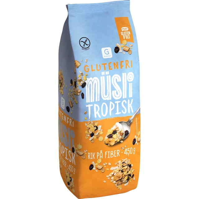 Garant Glutenfri Müsli Tropisk 450 g