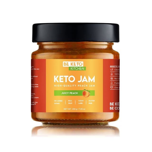 BeKeto Jam Juicy Peach 200 g