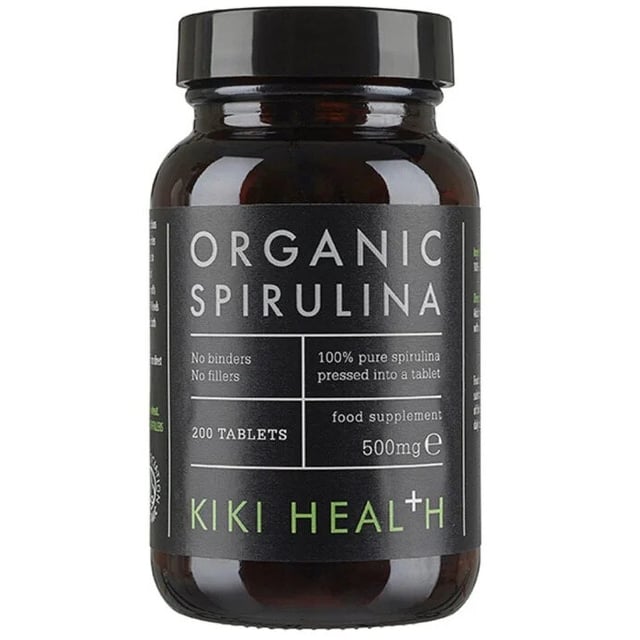Kiki Health Organic Premium Spirulina Tablets 200 tabletter